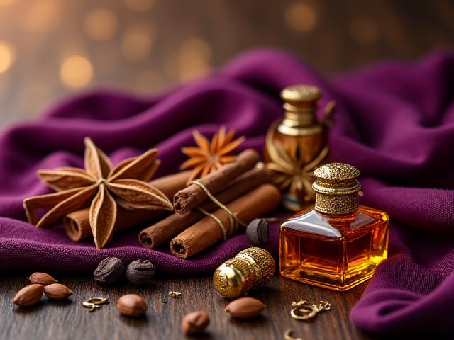 Duftkategorie: Orientalische Düfte - Gewürze und goldene Textilien