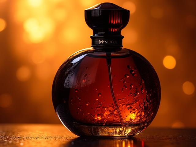 Amber Elixir von Mystique Flasche Nahaufnahme